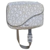 Dior Saddle Messneger Bag Canvas White