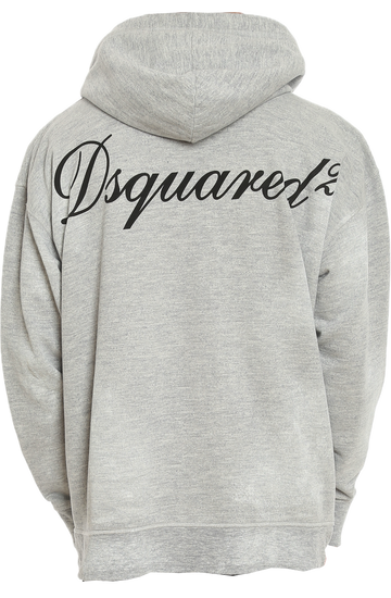 Dsquared2 Studded Hoodie Light Grey