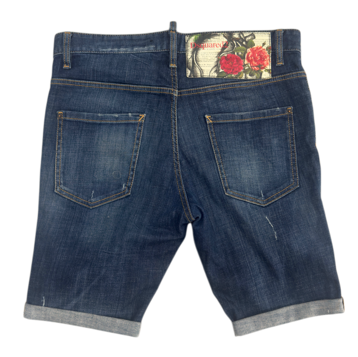 Dsquared2 Skater Jean Shorts Denim