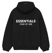 Essentials Fear of God Fleece Hoodie Black