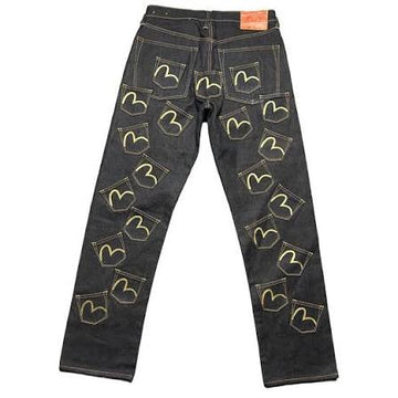 Evisu Multipocket Gold Jeans