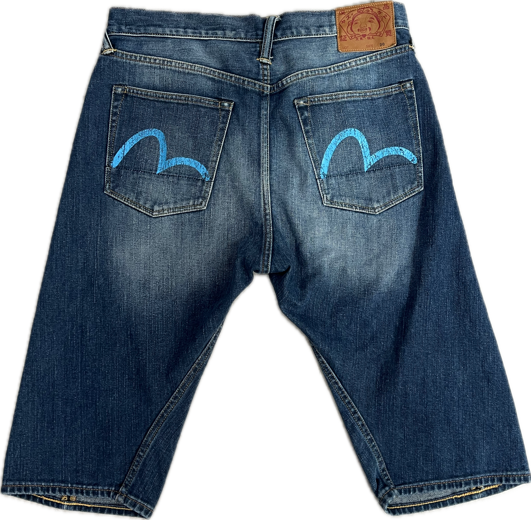 Evisu Seagull Print Pocket Shorts