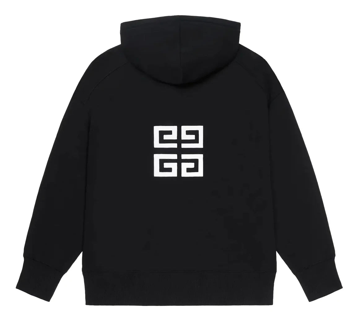 Givenchy 4K Logo Hoodie Black