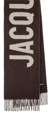 Jacquemus L'Echarpe Logo Scarf Multi Brown