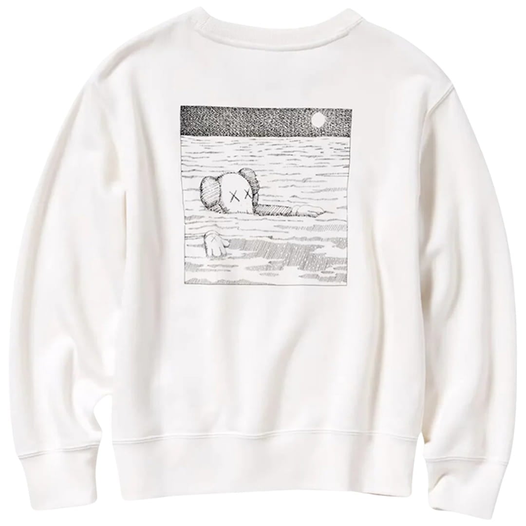 KAWS x Uniqlo Longsleeve Sweatshirt Off White