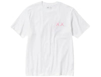 Kaws x Uniqlo Pink Figure White T-shirt