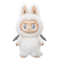 Popmart Labubu Zimomo Angel In Clouds Figure + Totebag
