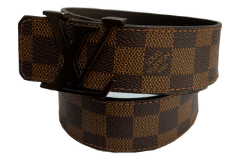 Louis Vuitton Damier Ebene Canvas LV Initiales Belt