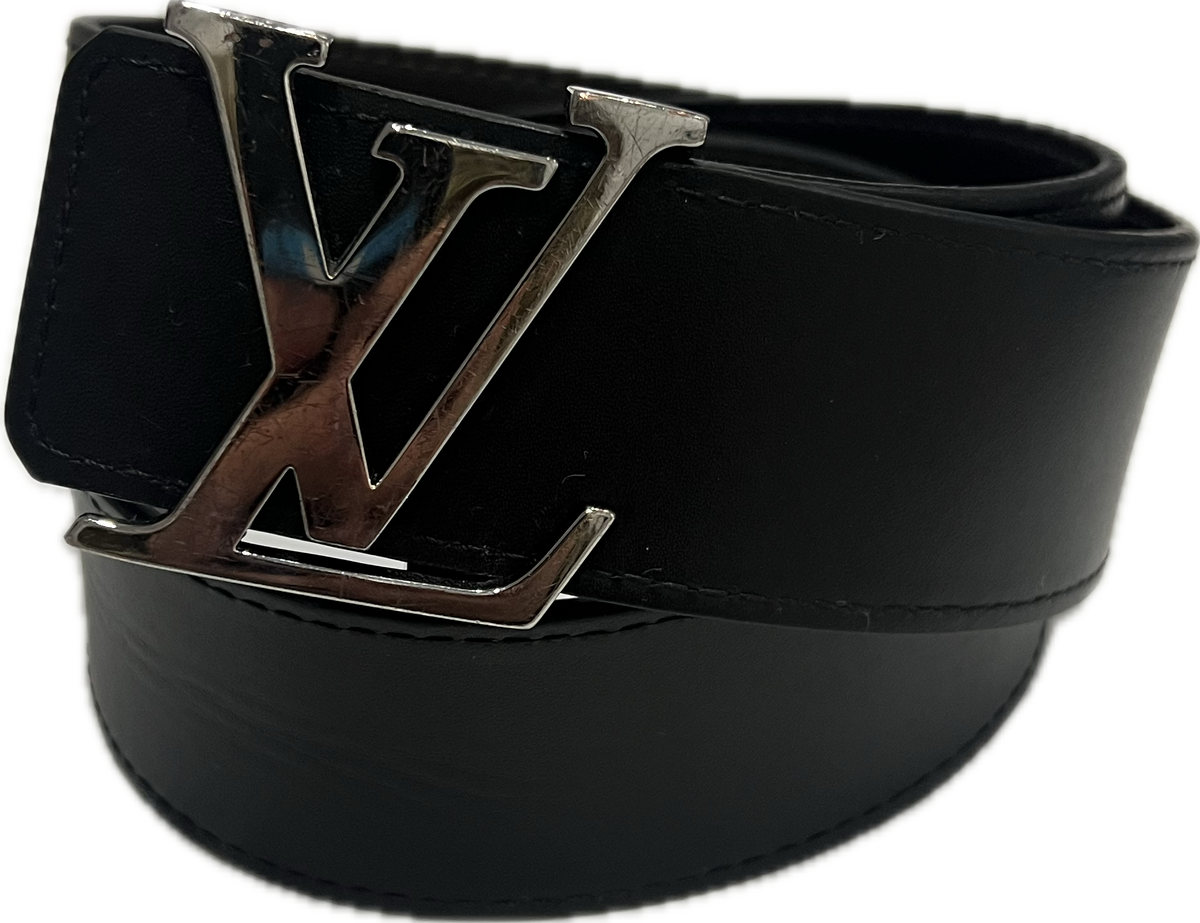 Louis Vuitton Leather Belt Black
