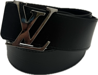 Louis Vuitton Leather Belt Black