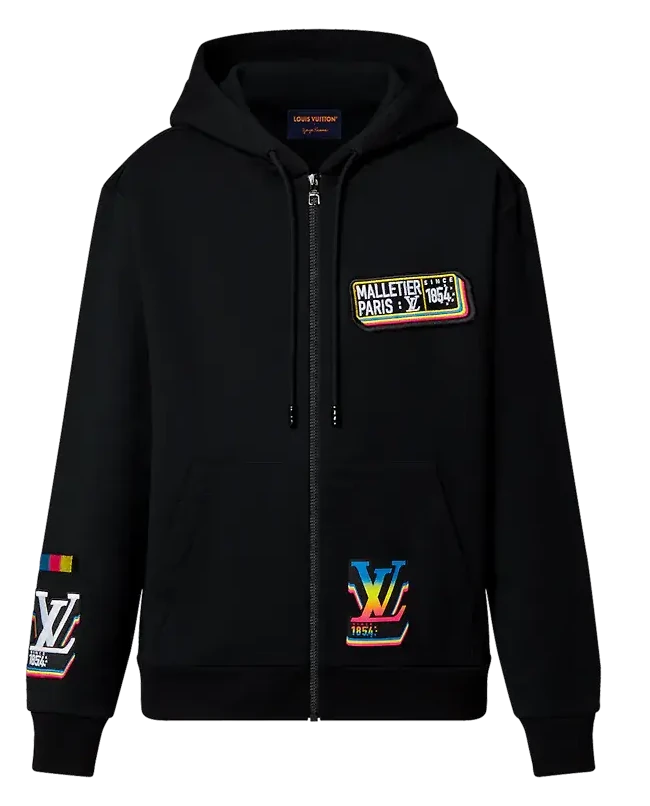 Louis Vuitton Jazz Multilogo Zip Hoodie