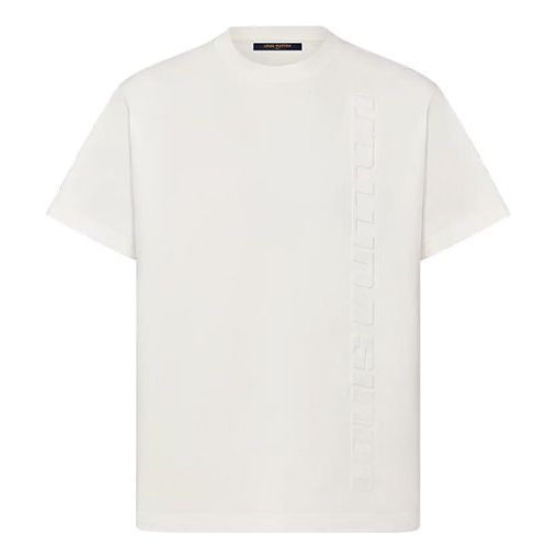 Louis Vuitton Embossed Tee White