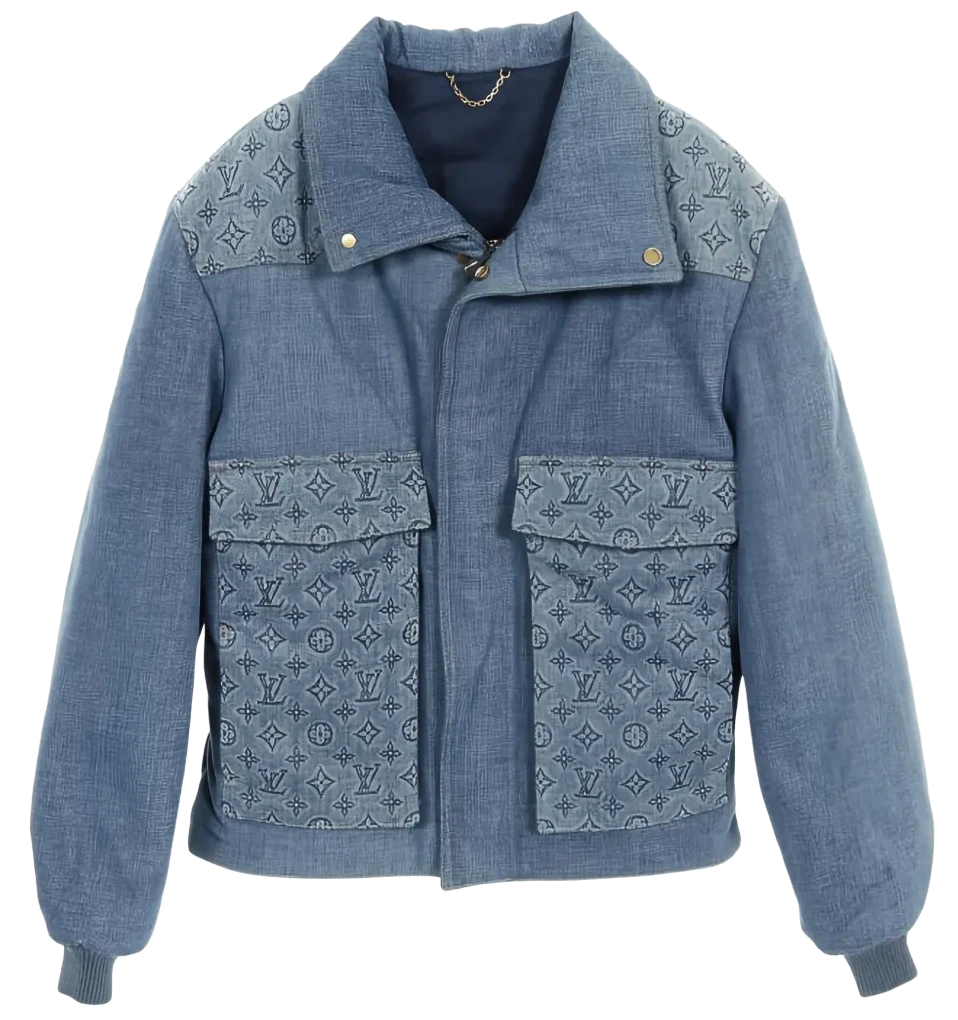 Louis Vuitton Monogram Padded Denim Jacket