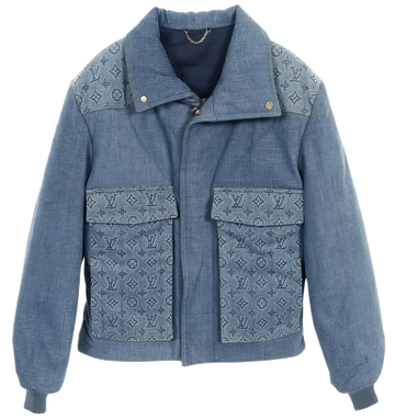 Louis Vuitton Monogram Padded Denim Jacket