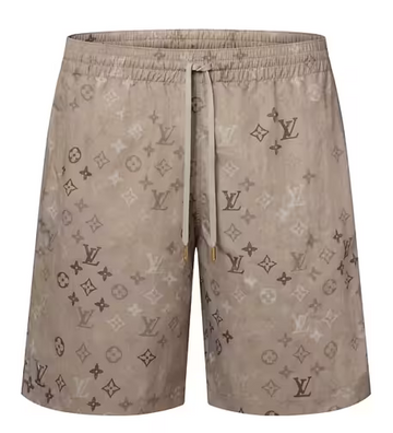 Louis Vuitton Monogram Swim Shorts Beige
