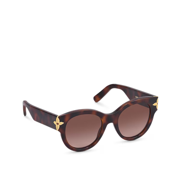 Louis Vuitton Acetate Flower Edge Round Sunglasses