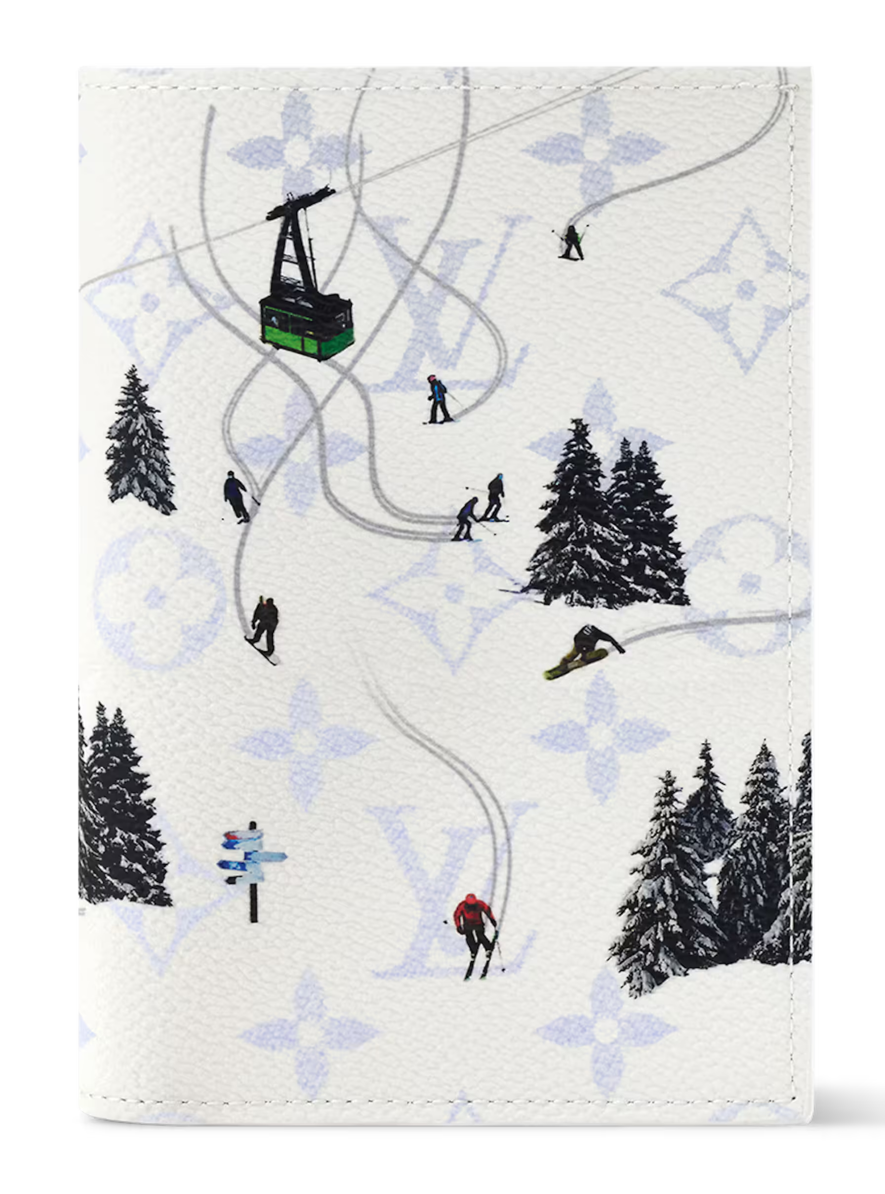 Louis Vuitton Ski Passport Cover White
