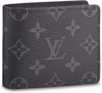 Louis Vuitton Monogram Eclipse Slender Wallet Portfel Canvas