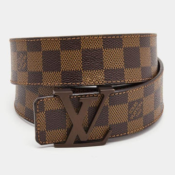 Louis Vuitton Damier Ebene Canvas LV Initiales Belt
