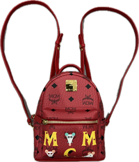 MCM Extra Small Mouse Backpack Red