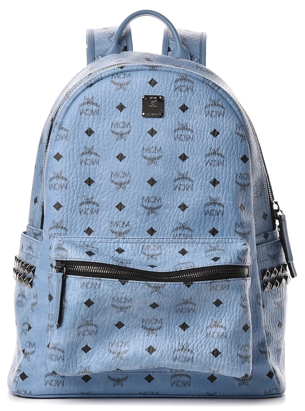 MCM Large Stark Backpack Light Blue