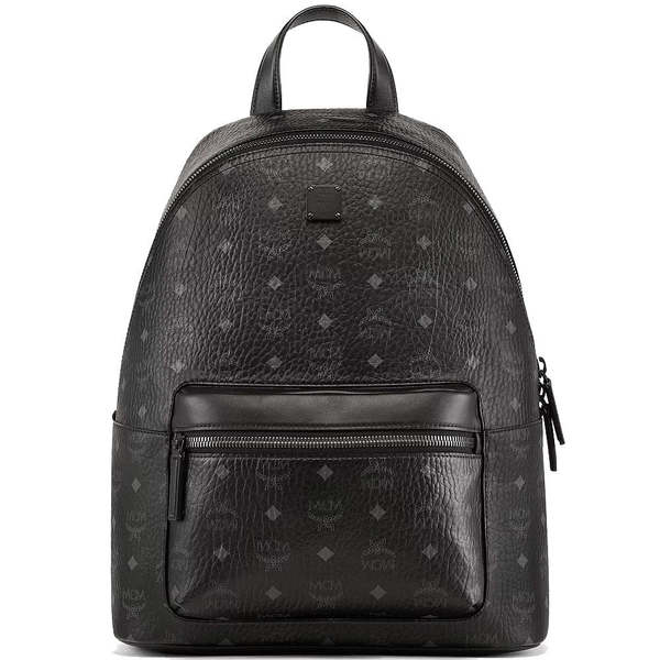 MCM Backpack Stark Visetos Black Small