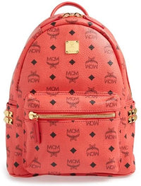 MCM Small Stark Backpack Red