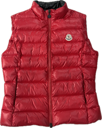 Moncler Ghany Gilet Vest Red