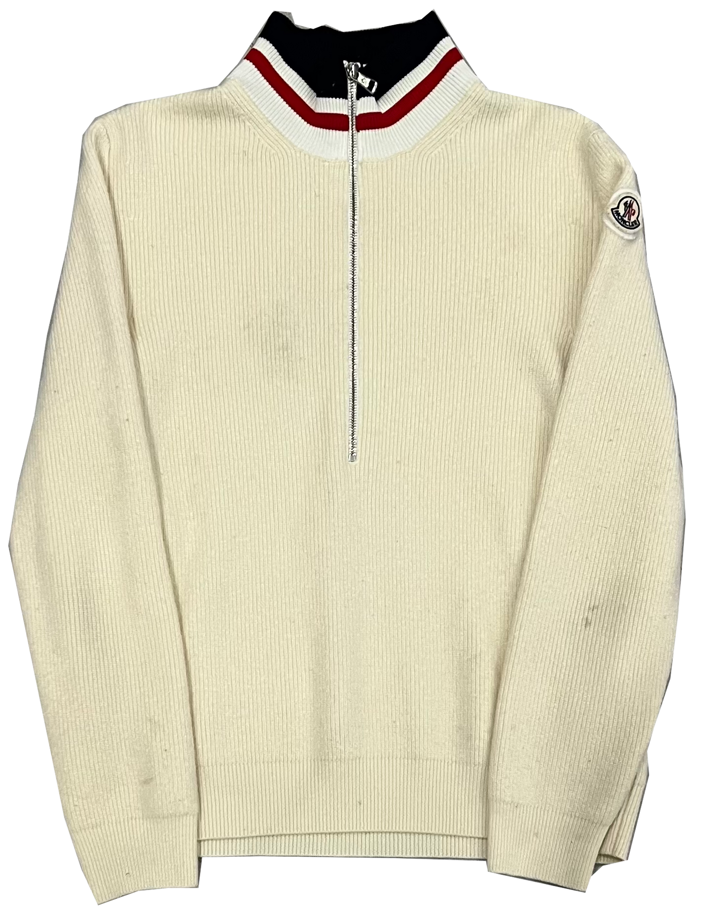 Moncler Halfzip Jumper Natural