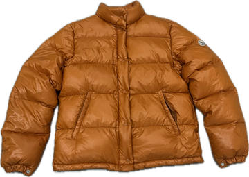 Moncler Giubbotto Puffer Jacket Orange