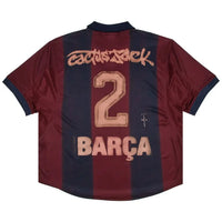 Travis Scott x Nike x FC Barcelona Retro 2000/01 Home Skeleton Jersey Multicolor
