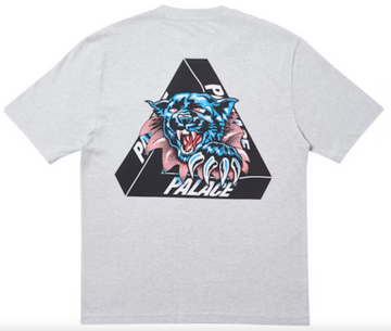 Palace Ripped T-Shirt Grey