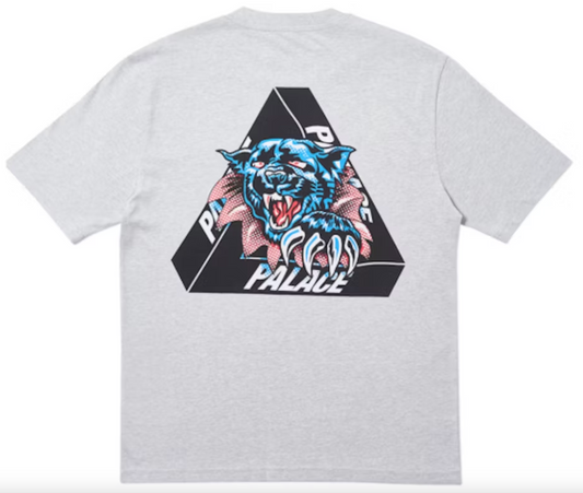 Palace Ripped Tee Grey
