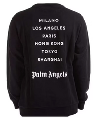 Palm Angels Milano Sprayed Logo Crewneck