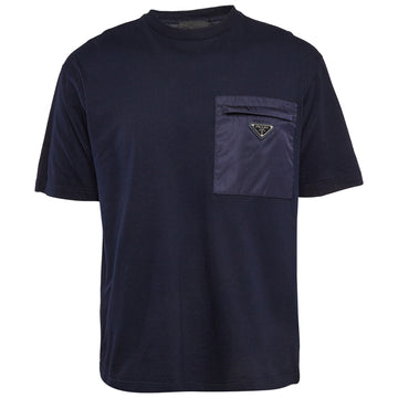 Prada Pocket Tee Navy