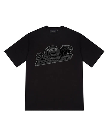Trapstar Shooters T-Shirt Black Monochrome Edition