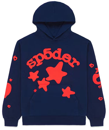 Sp5der Beluga Hoodie Navy