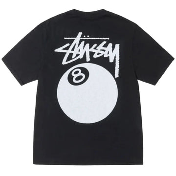 Stussy 8 Ball Pigment Dyed Black T-Shirt