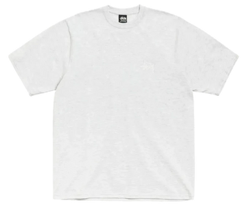 Stussy Basic Logo Tee Ash Heather