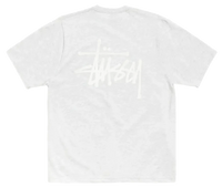 Stussy Basic Logo Tee Ash Heather