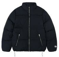 Stussy Nylon Down Puffer Jacket Black