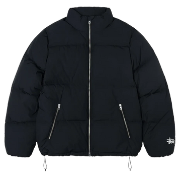 Stussy Nylon Down Puffer Jacket Black