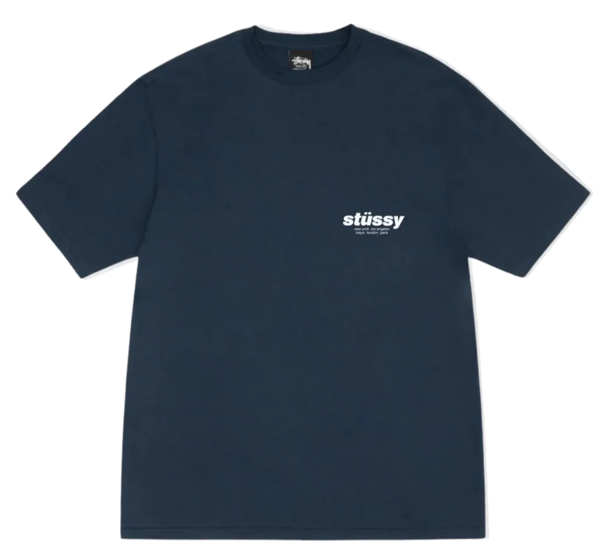 Stussy Rollers Tee Navy