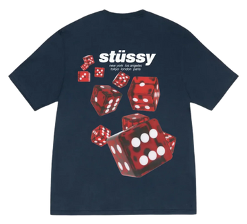 Stussy Rollers Tee Navy