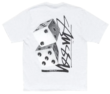 Stussy Tall Dice Tee Ash Heather
