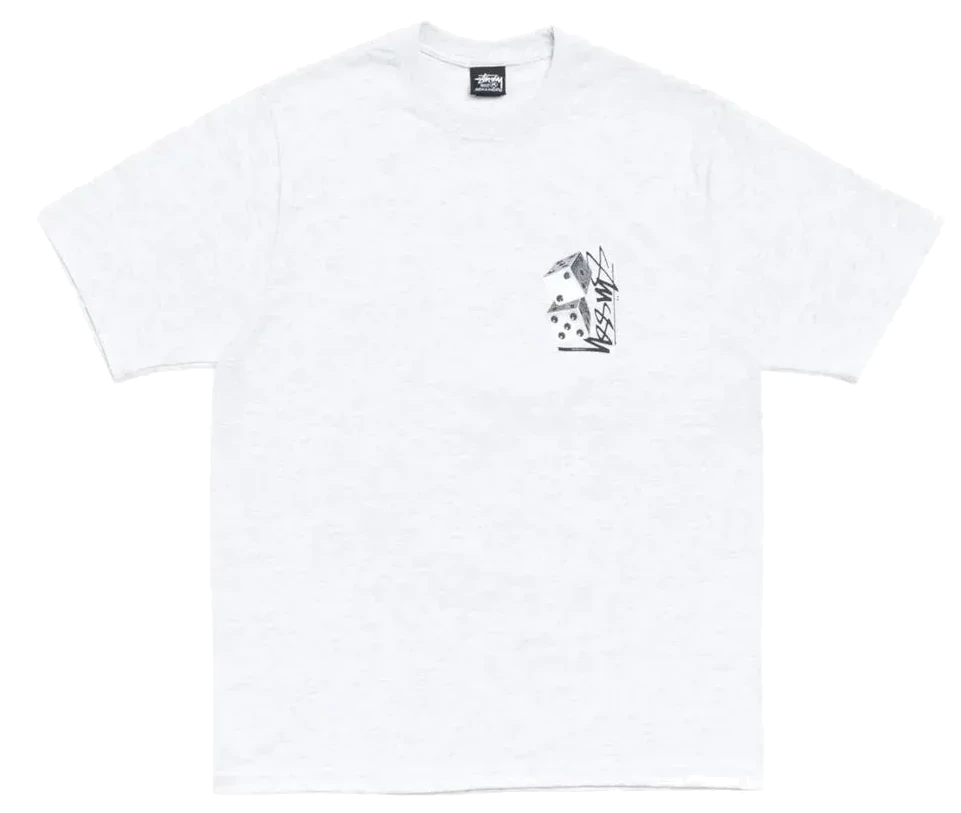 Stussy Tall Dice Tee Ash Heather