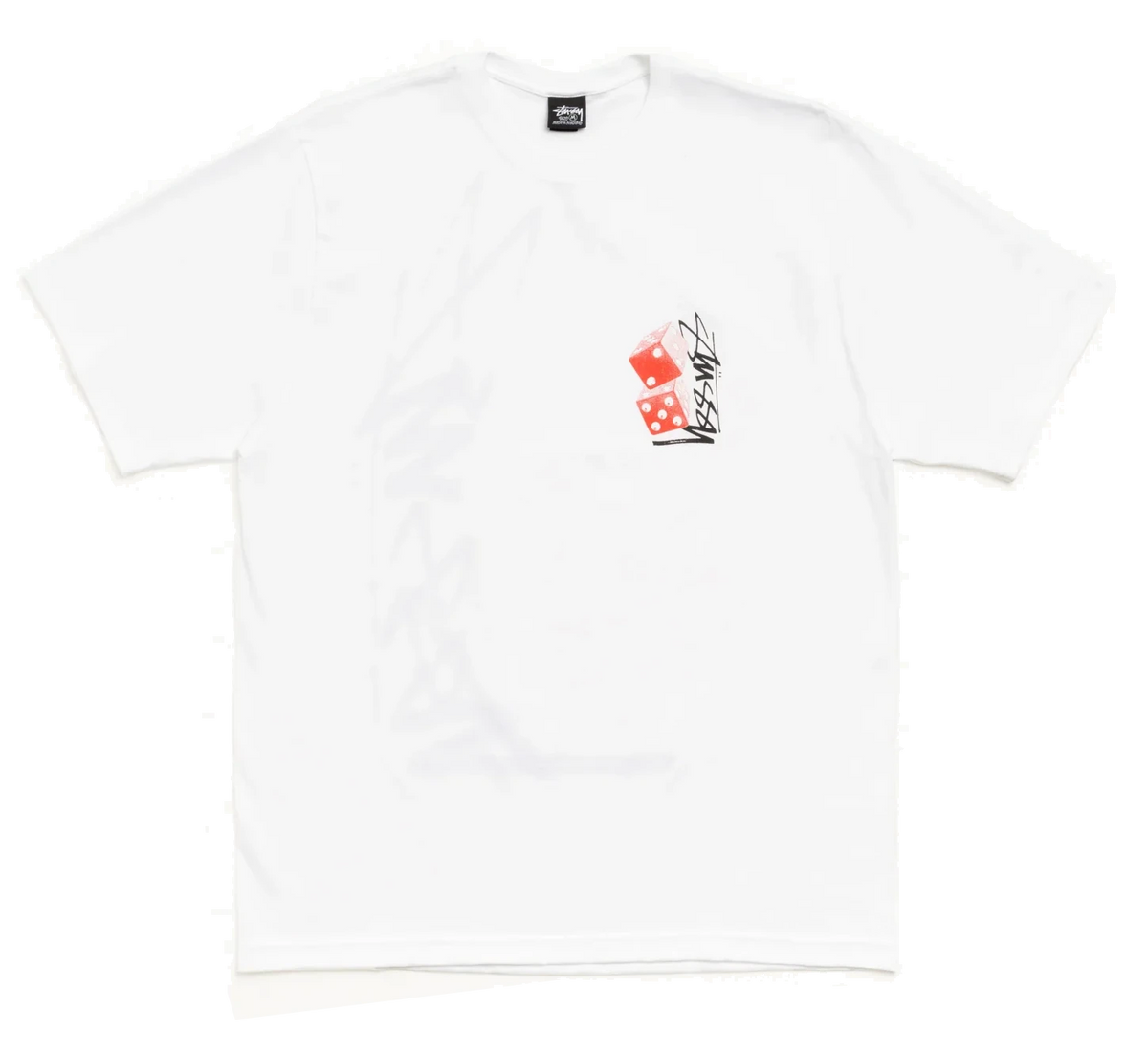 Stussy Tall Dice Tee White
