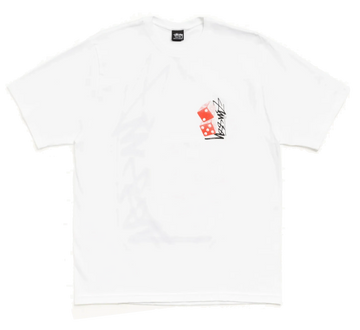 Stussy Tall Dice Tee White