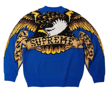 Supreme x Antihero Eagle Sweater Blue