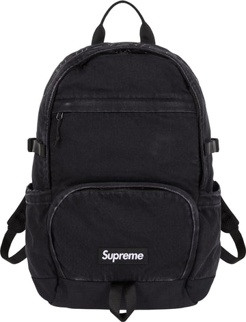 Supreme Denim Backpack Black FW25